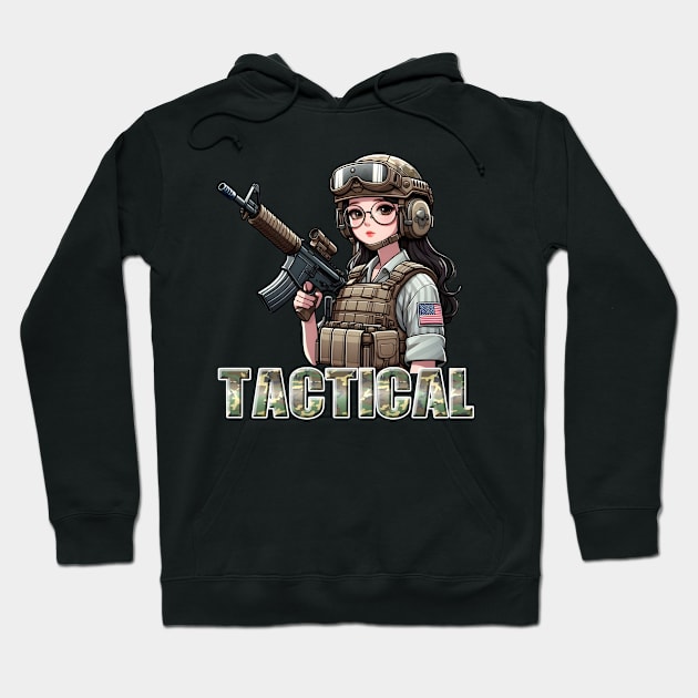 Tactical Girls' Frontline Hoodie by Rawlifegraphic